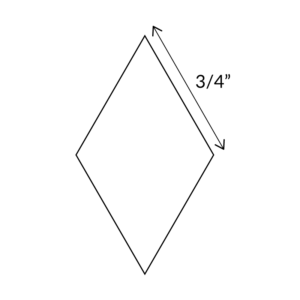 6-Point Diamond (60 degree) - English Paper Pieces - Image 4