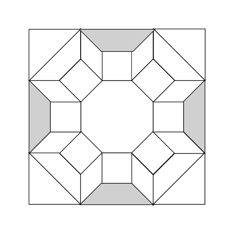 Octagon Variation - English Paper Pieces