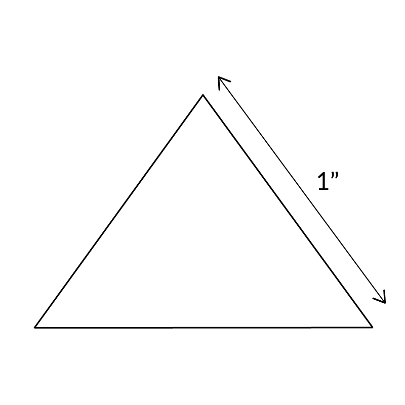 5-Point Diamond - English Paper Pieces