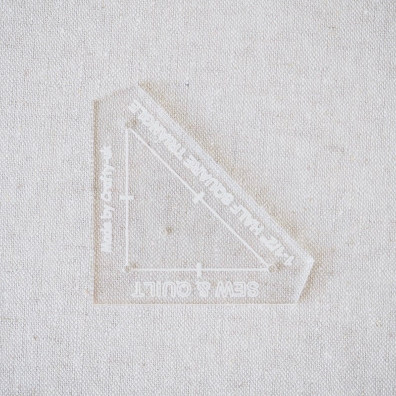 Half Square Triangle - Acrylic Template