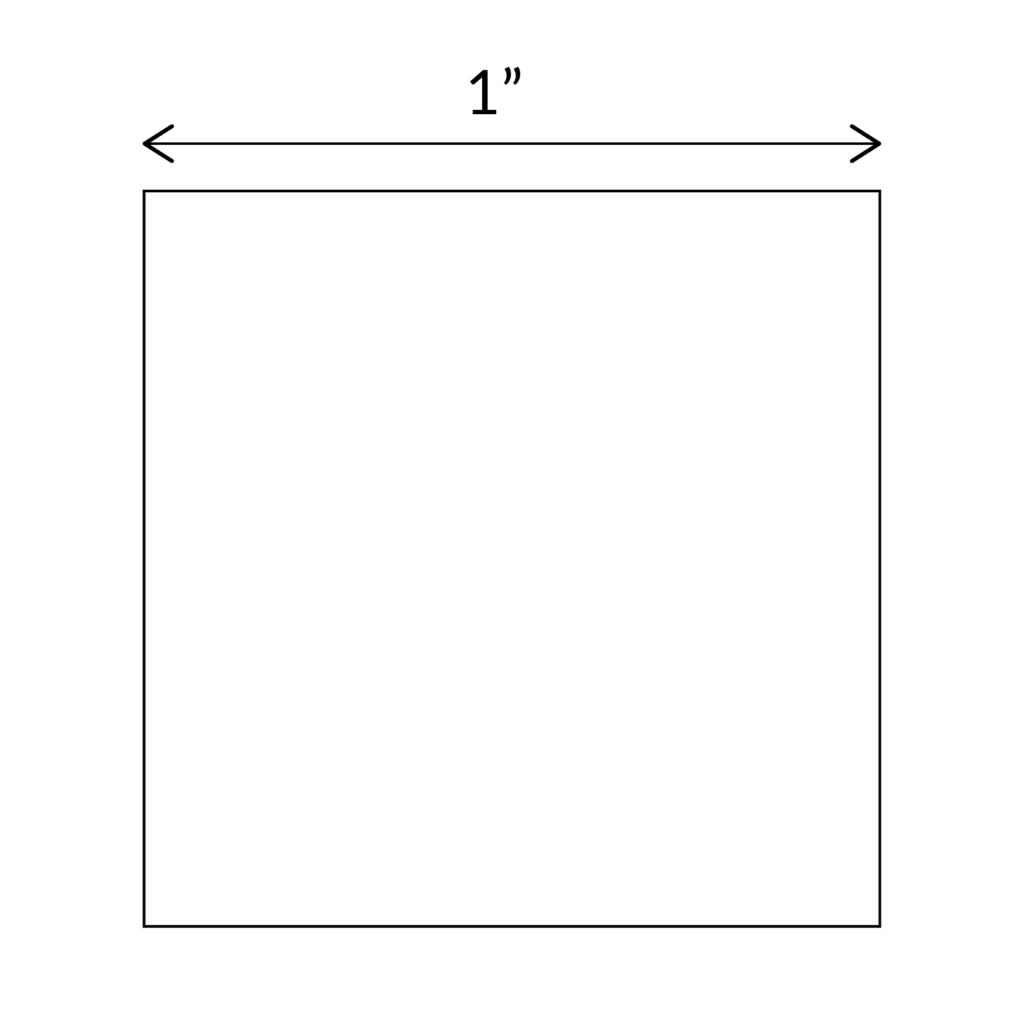 Square - English Paper Pieces