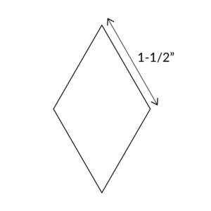 6-Point Diamond (60 degree) - English Paper Pieces - Image 8