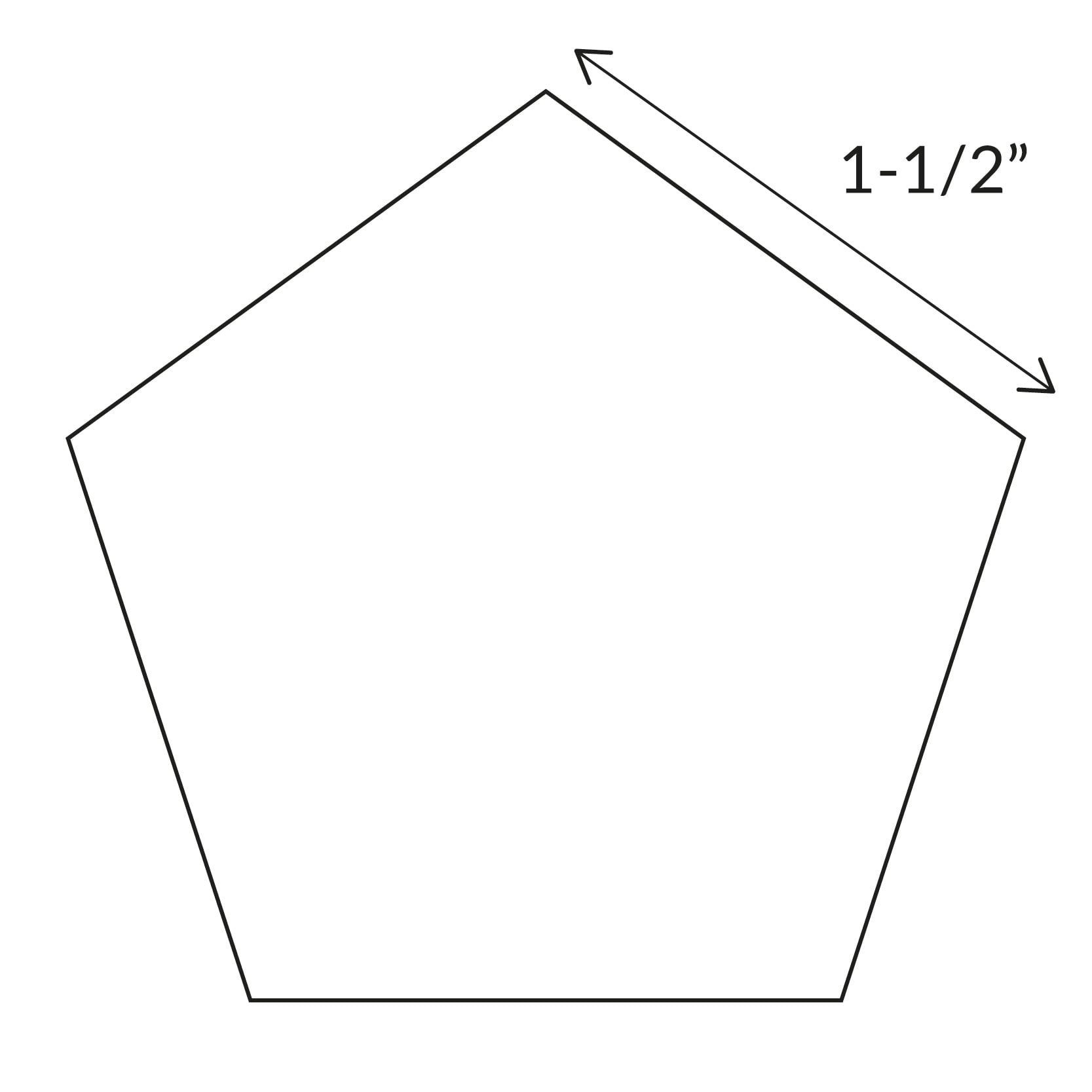 Pentagon - English Paper Pieces - Image 8