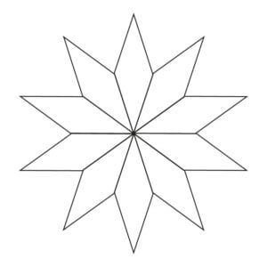 10-Point Diamond - English Paper Pieces - Image 10