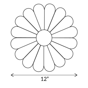 Dresden (16 Petal) - English Paper Pieces - Image 1