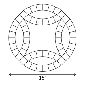 Double Wedding Ring - English Paper Pieces - Image 7