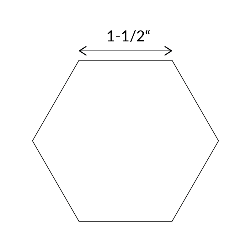 Hexagon - English Paper Pieces