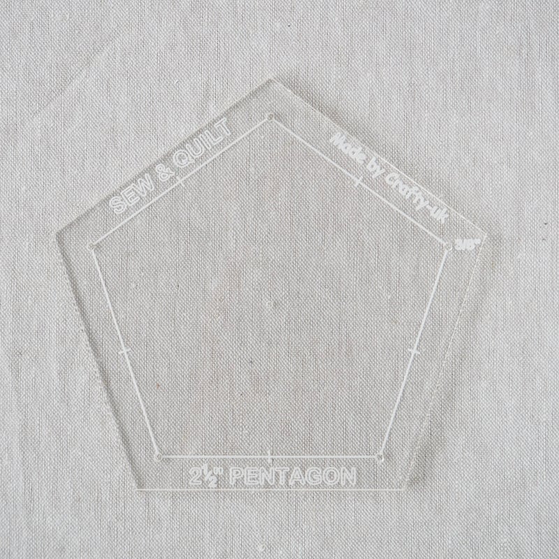 Pentagon - Acrylic Template