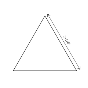 Equilateral Triangle - English Paper Pieces - Image 5
