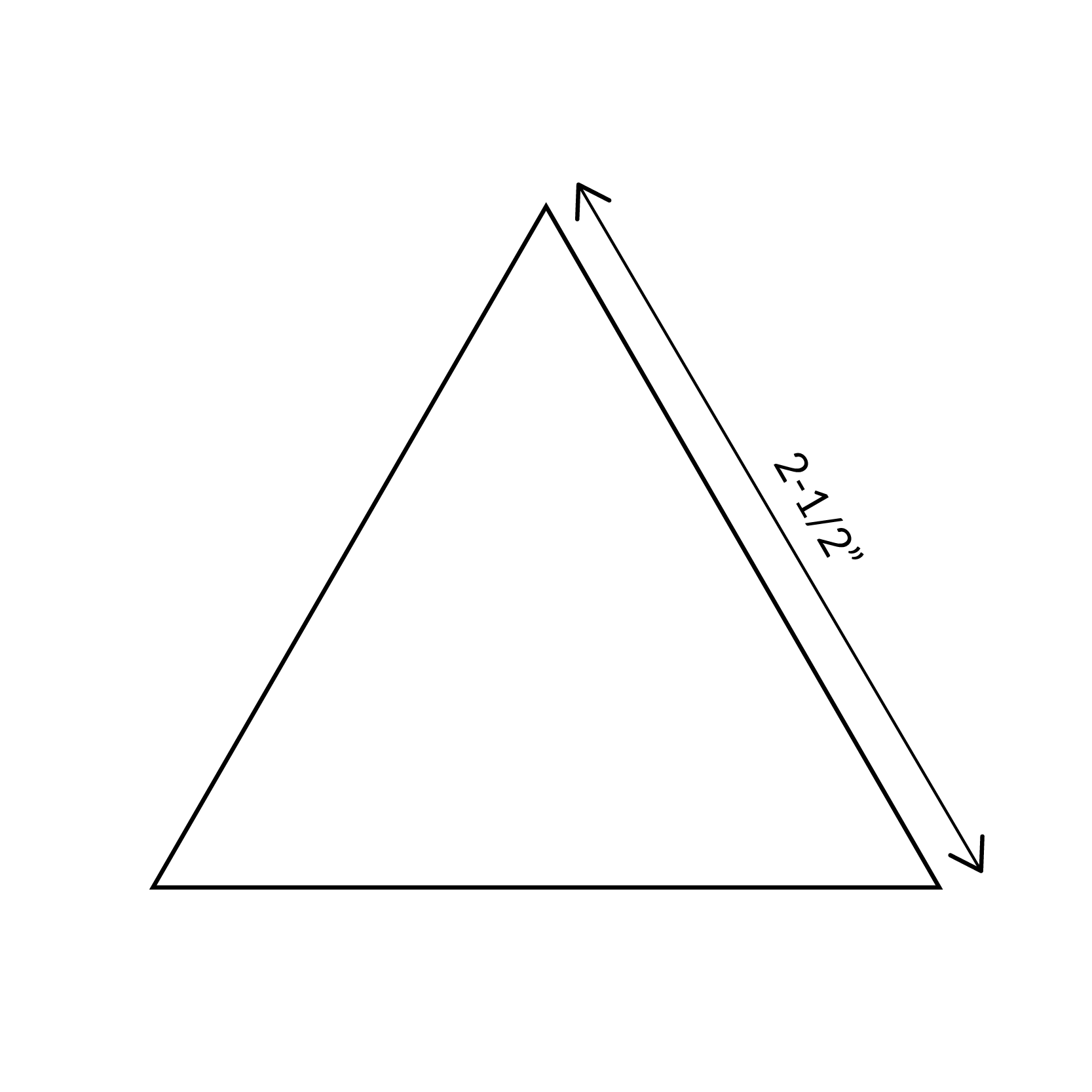 Equilateral Triangle - English Paper Pieces - Image 6