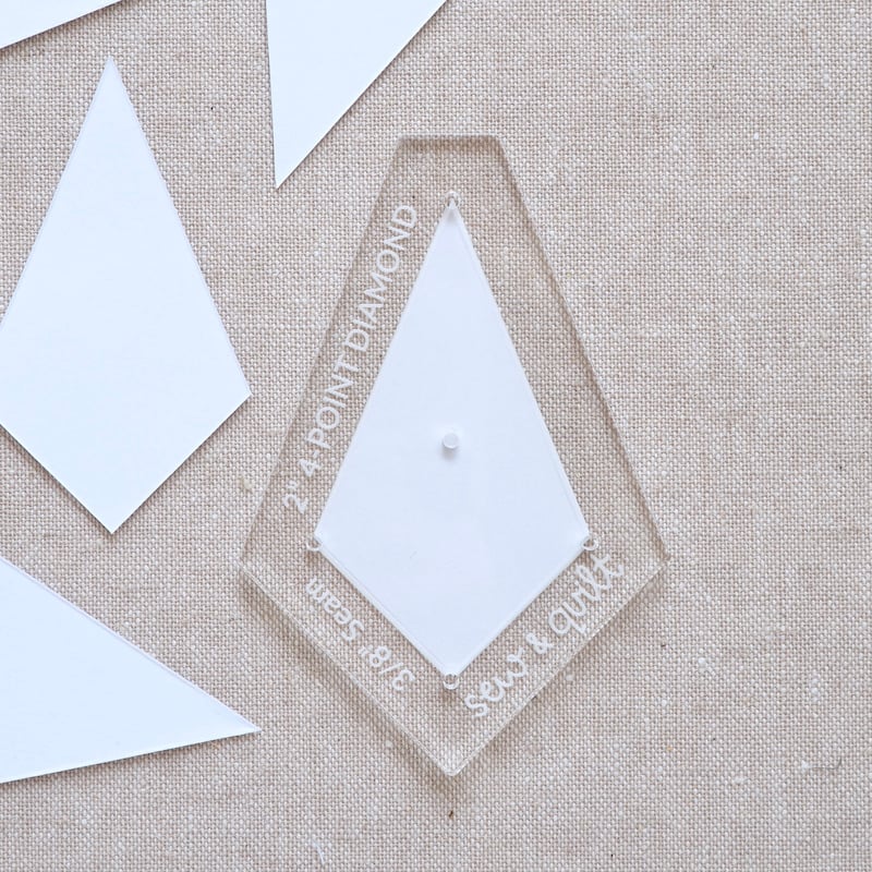 4-Point Diamond - Acrylic Template