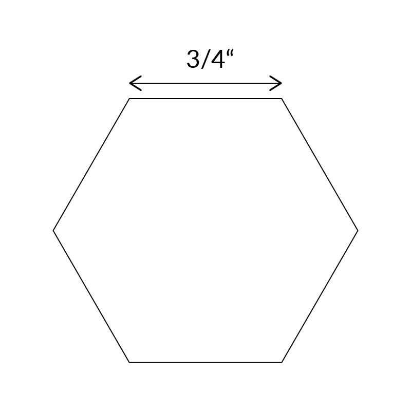 Hexagon - English Paper Pieces