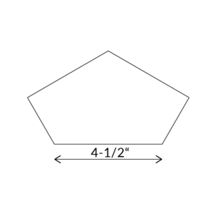 Hexagon Third - English Paper Pieces - Image 3