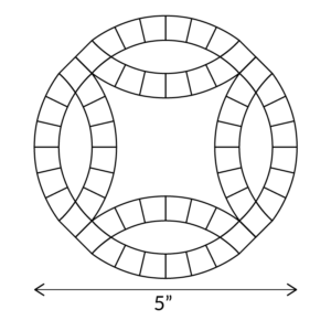 Double Wedding Ring - English Paper Pieces - Image 11