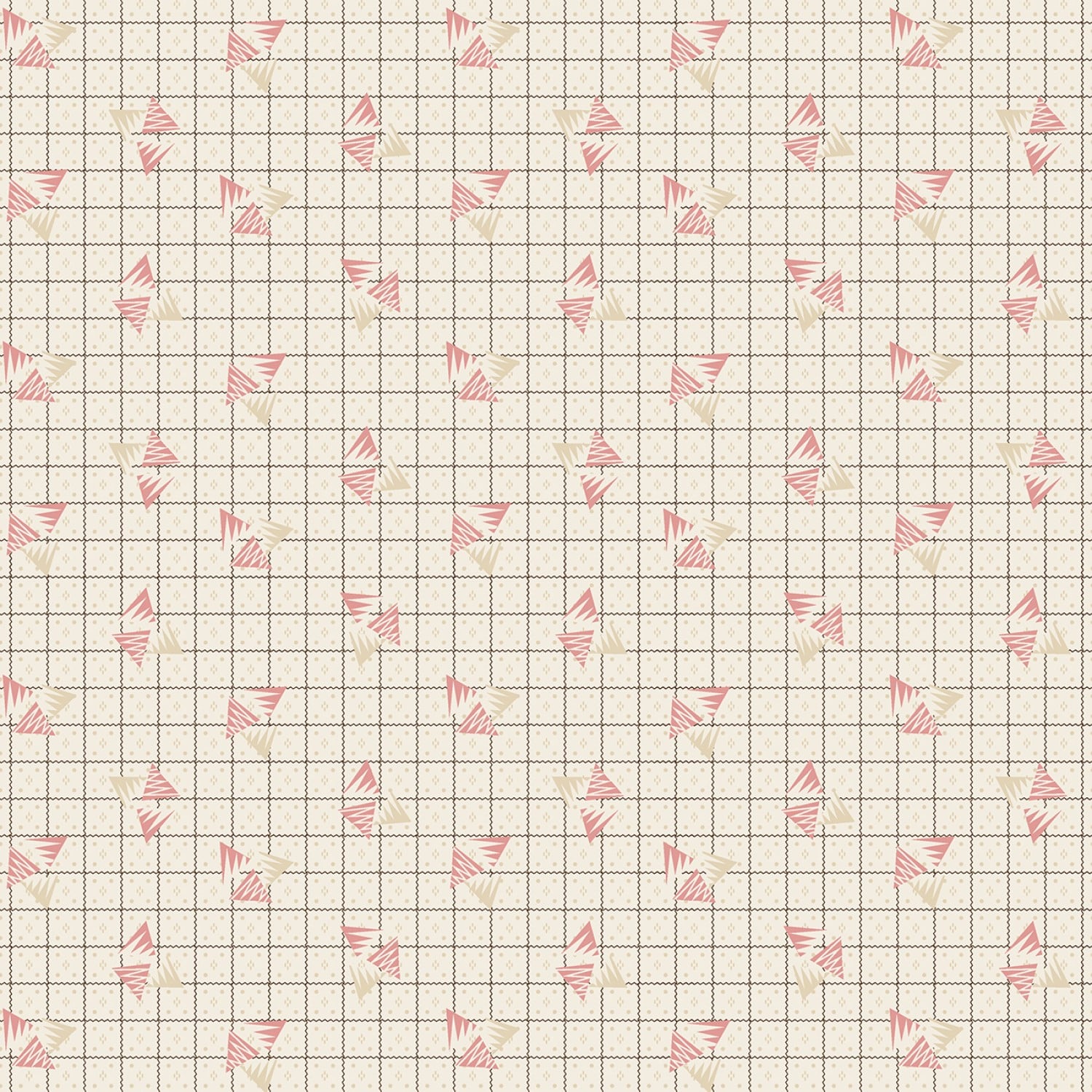 Lexington Pink Triangles 52962-3 - Image 1