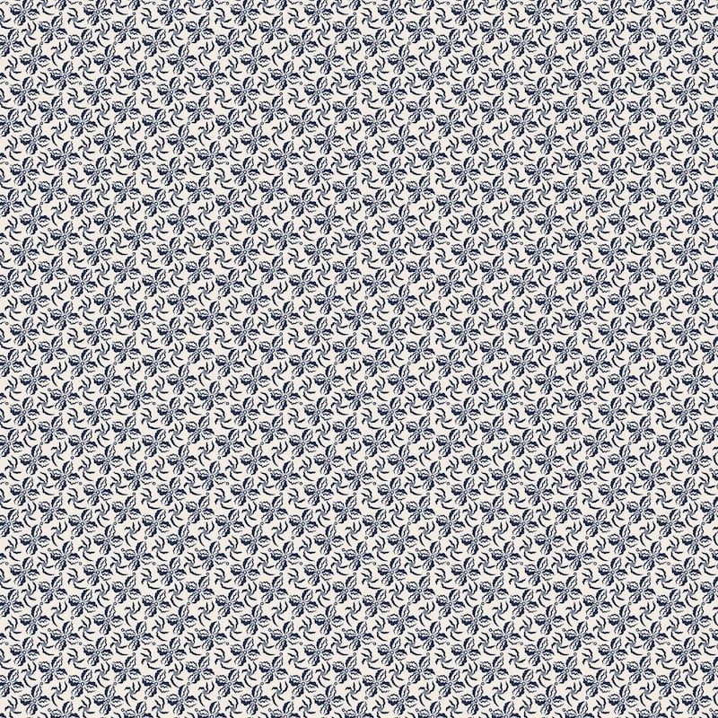 Lexington Navy Ribbon Floral 52965-1