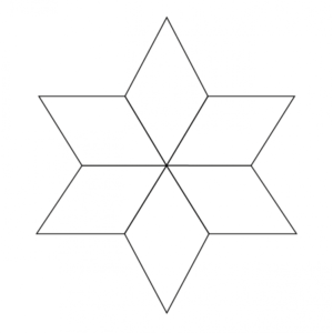 6-Point Diamond (60 degree) - English Paper Pieces - Image 17