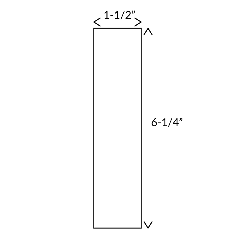 Rectangle - English Paper Pieces