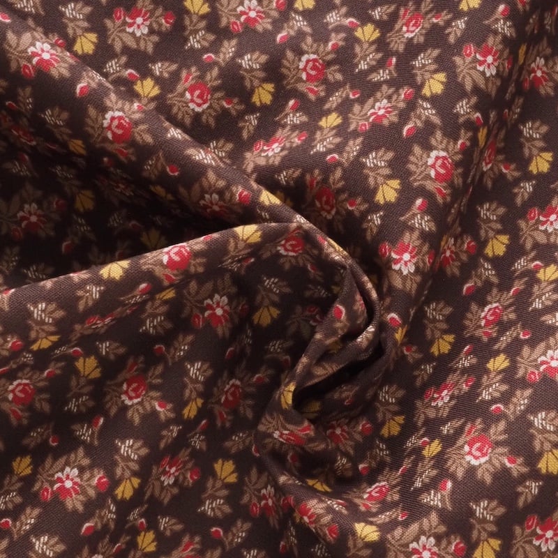 Arabella Brown Small Floral | R101515D-BROWN