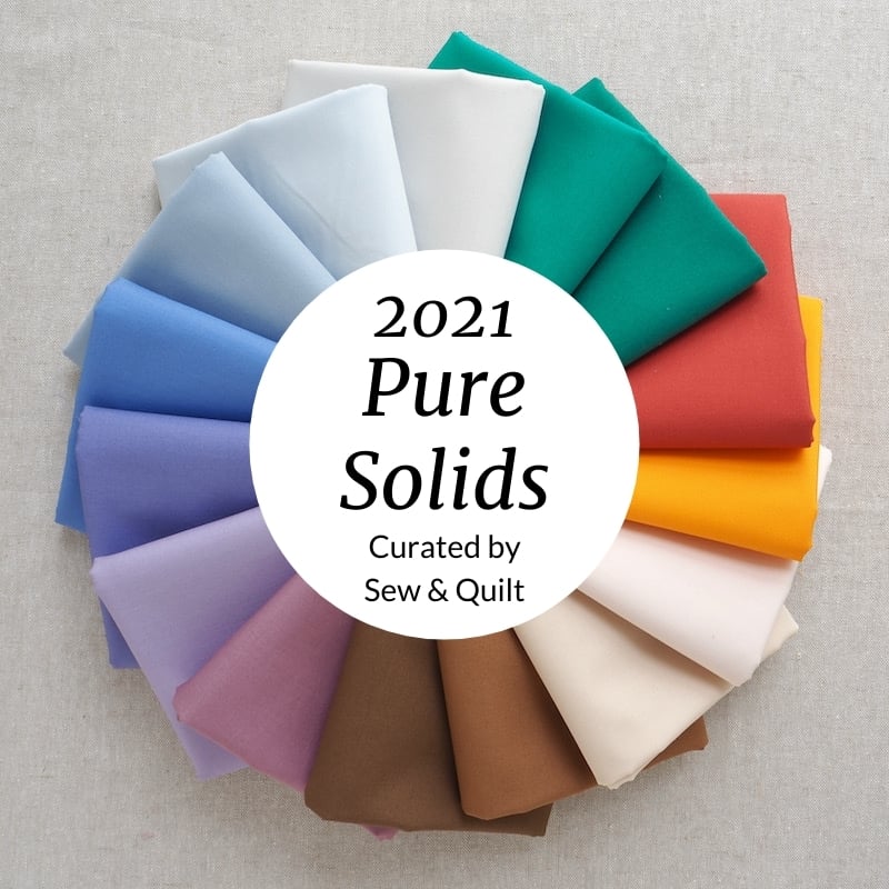 Art Gallery Fabrics Pure Solids New 2021 Colours