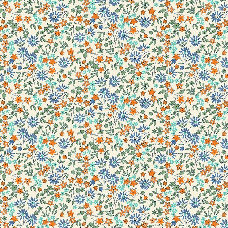 Aunt Grace Calicos Blue Garden | R350679-BLUE