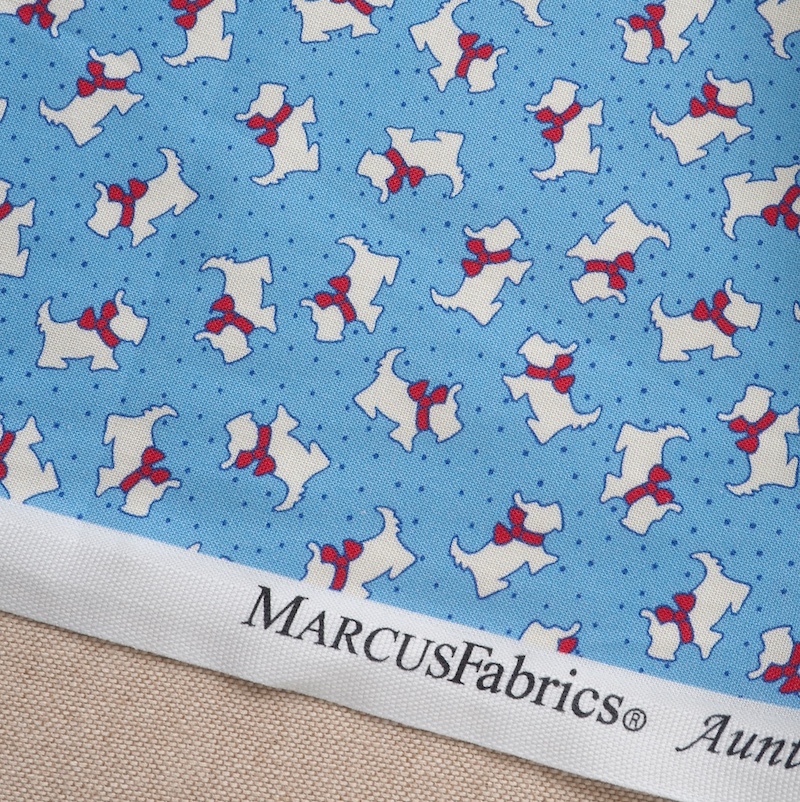 Aunt Grace Goes Scrappy Blue Scottie | R351535D-BLUE