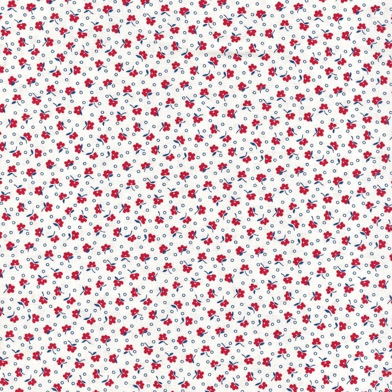 Aunt Grace Sew Charming Red Wind Blown | R35115-RED
