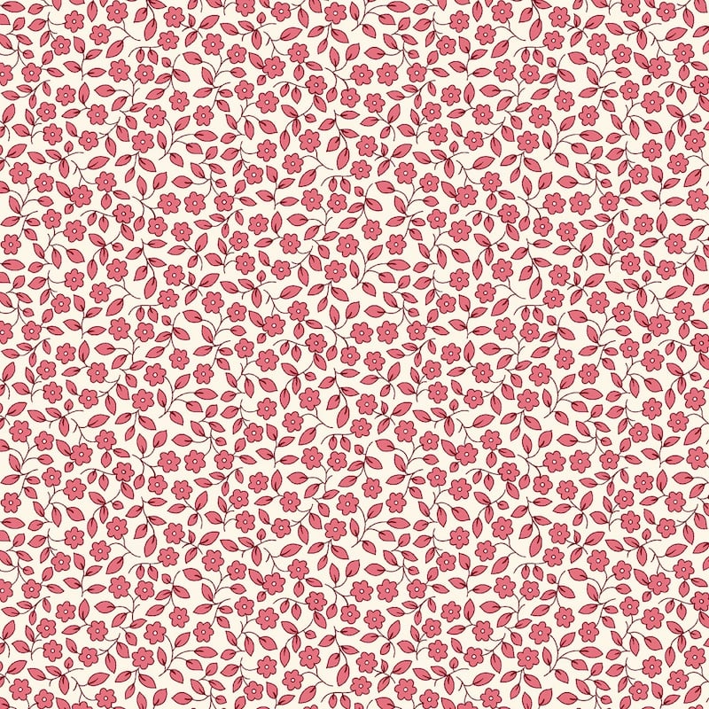 Aunt Grace Garden Variety Pink Viney Floral R351029D-PINK