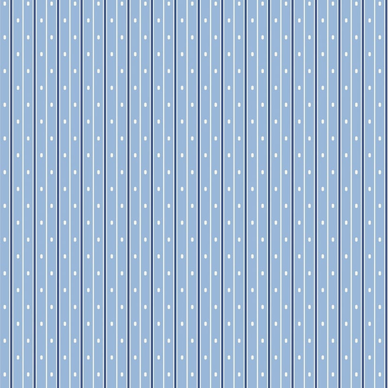 Aunt Grace Garden Variety Blue Pin Stripe Dot R351030D-BLUE