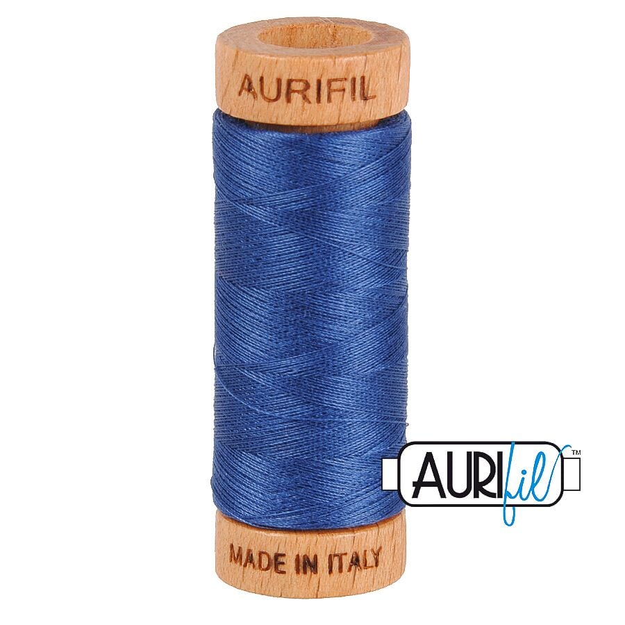 Aurifil 80wt Cotton Thread, Steel Blue #2775