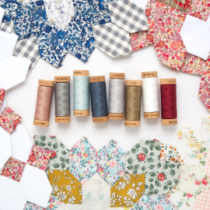 Aurifil 80wt Cotton Thread Patchwork Of The Crosses Quilt Selection - Image 2