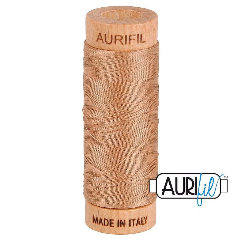 Aurifil 80wt Cafe Au Lait #2340 - 100% Cotton Thread