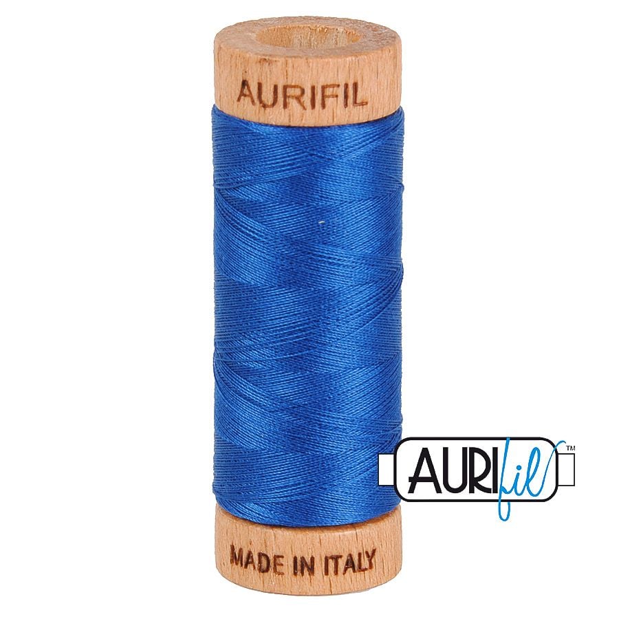 Aurifil 80wt Dark Cobalt #2740 - 100% Cotton Thread