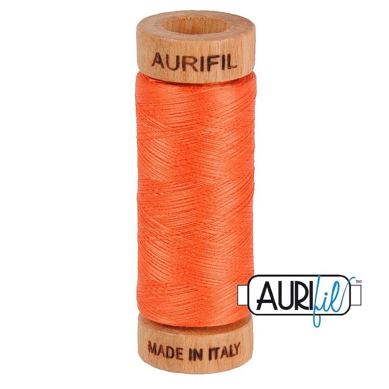 Aurifil 80wt Dusty Orange #1154 - 100% Cotton Thread