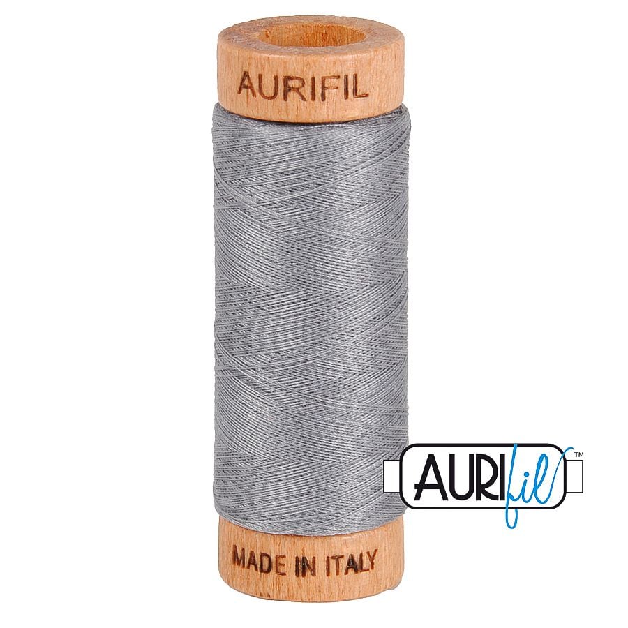 Aurifil 80wt Grey #2605 - 100% Cotton Thread