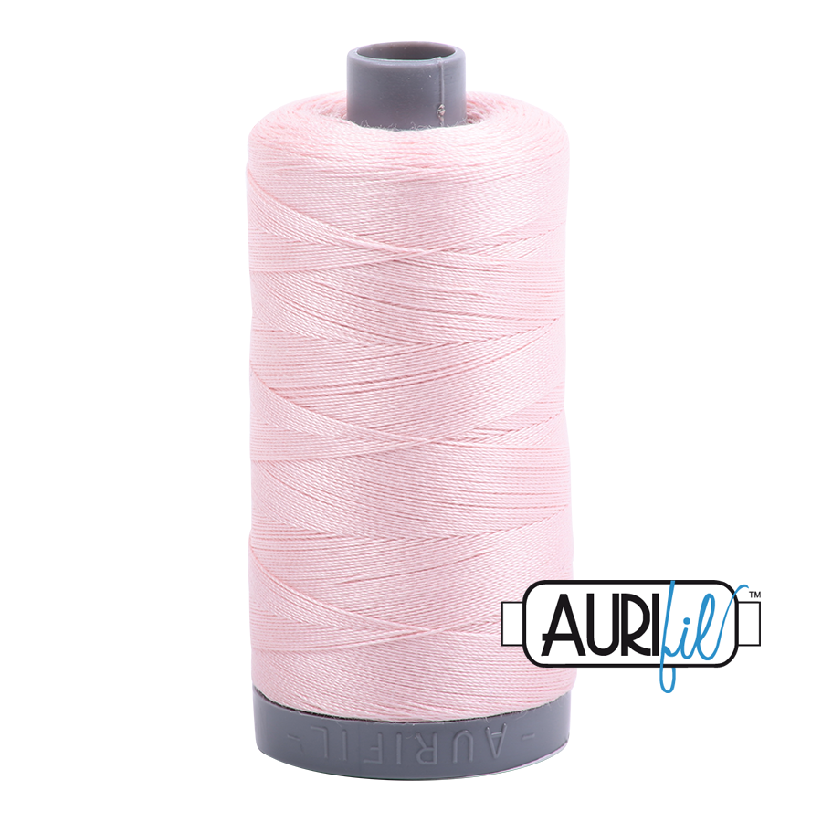 Aurifil 28wt Cotton Thread, Pale Pink #2410