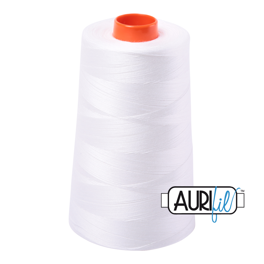 Aurfil 50wt Cotton Thread 5950m Cone, Natural White 2021