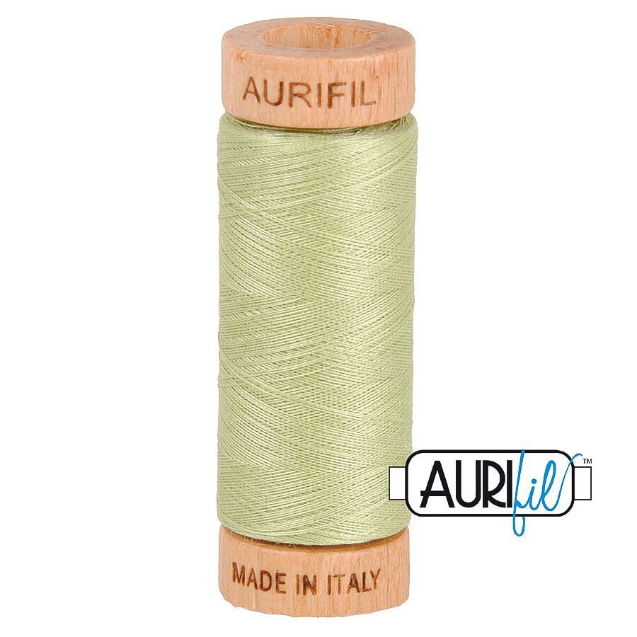 Aurifil 80wt Cotton Thread, Light Avocado 2886