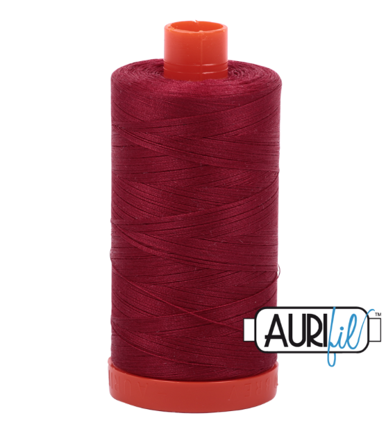 Aurifil 50wt Cotton Thread, Burgandy 1103