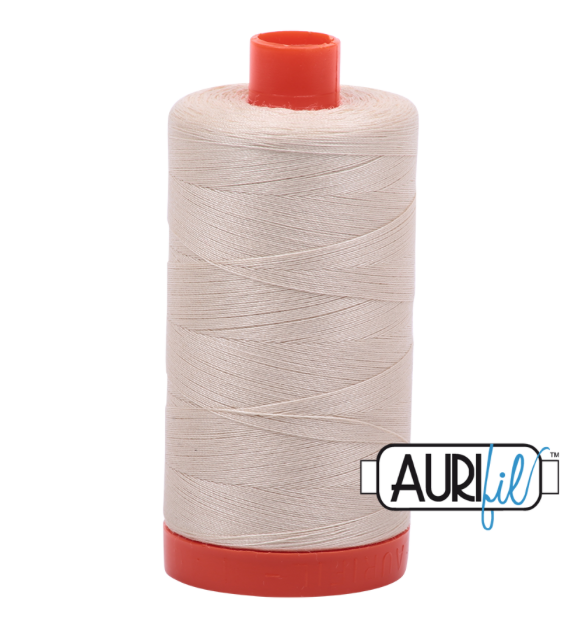 Aurifil 50wt Cotton Thread, Light Beige 2310