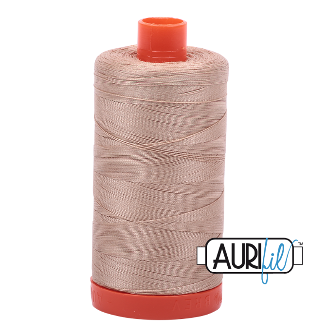 Aurifil 50wt Cotton Thread, Beige 2314