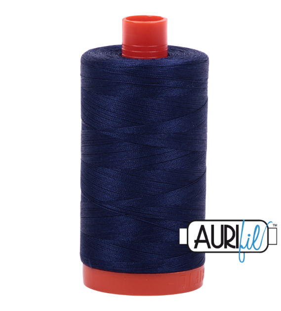 Aurifil 50wt Cotton Thread, Midnight 2745