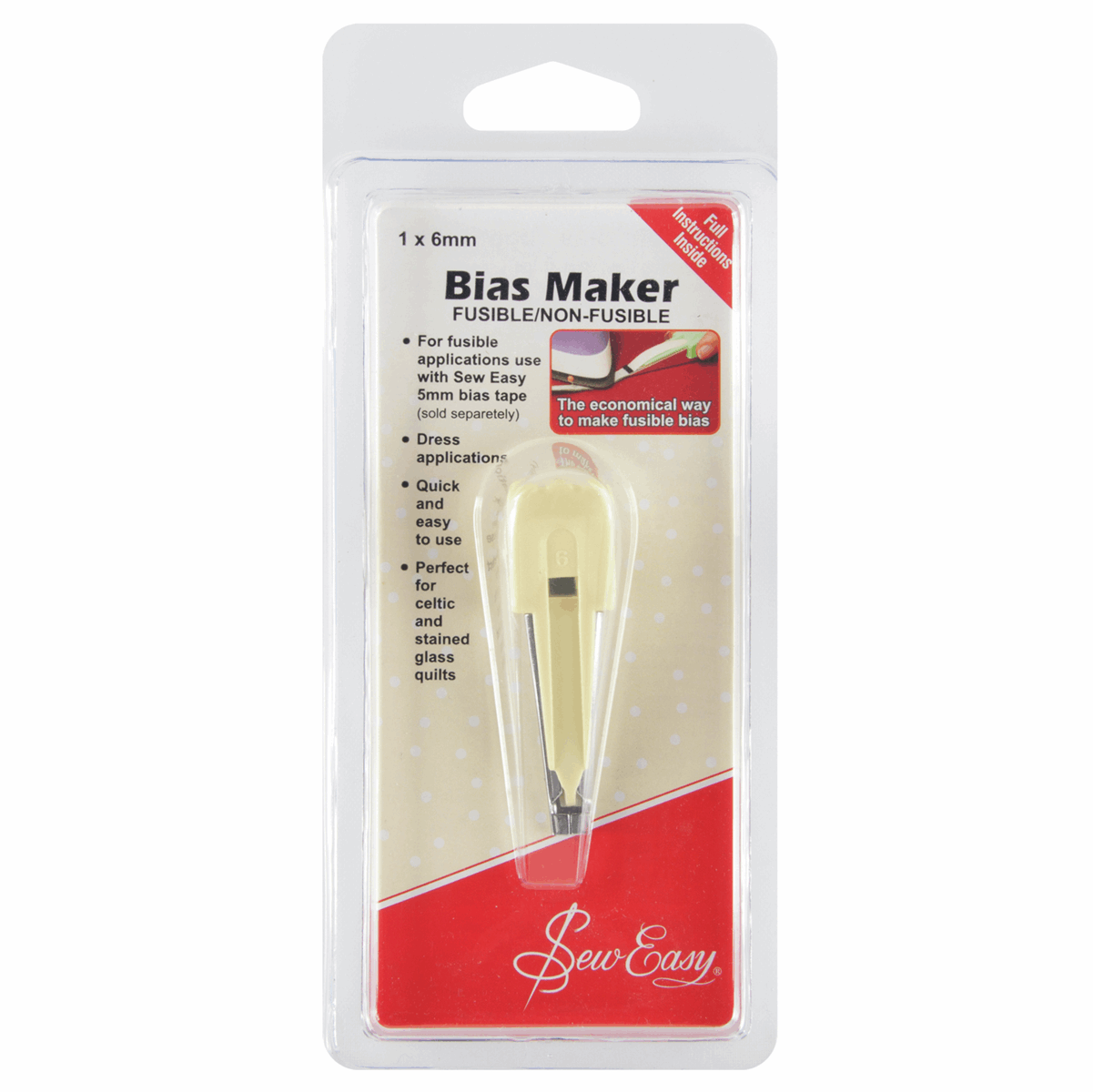 Bias Tape Maker, 1/4" Wide - Image 1