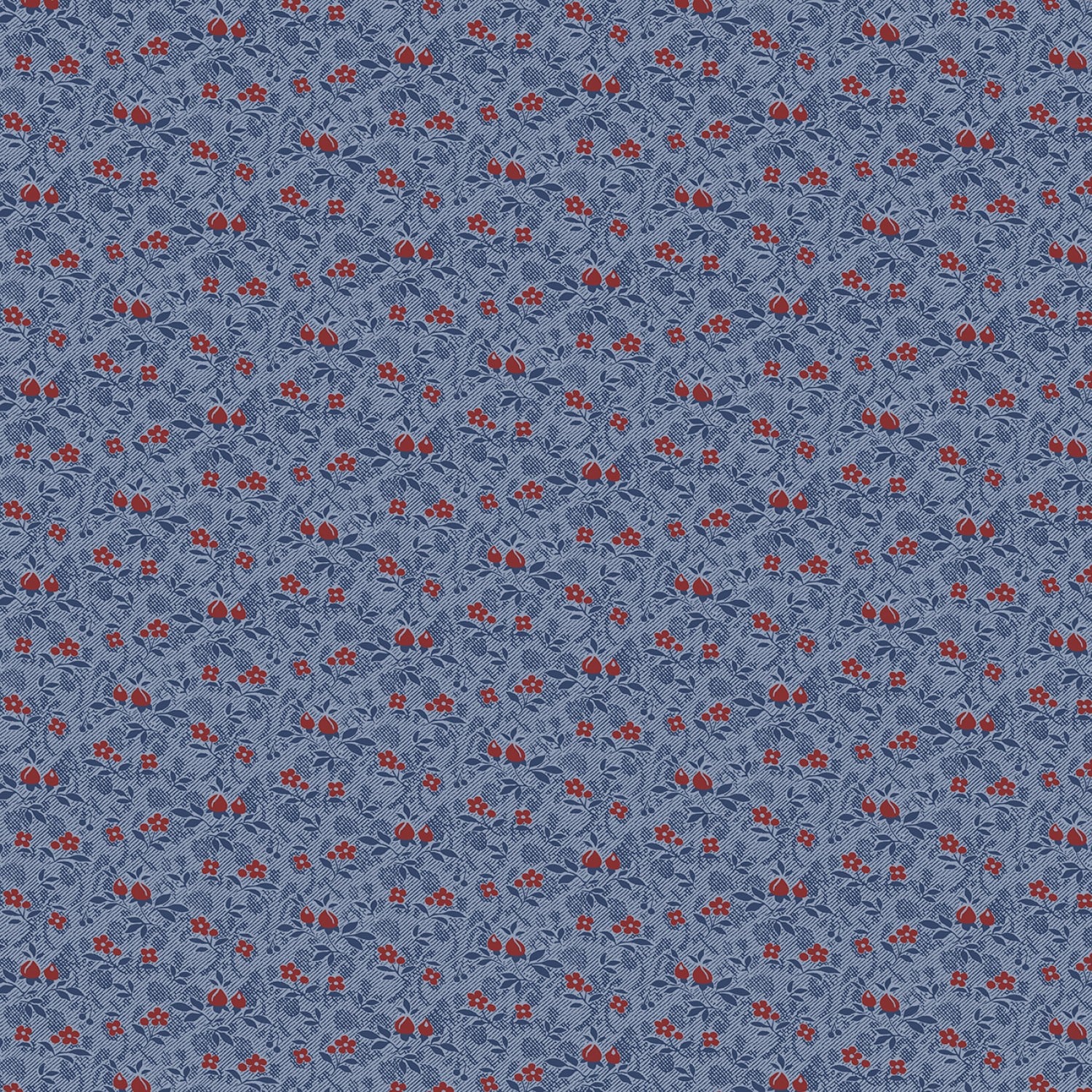 Victory Gardens Tiny Victorian Floral | CD2112-BLUE - Image 1