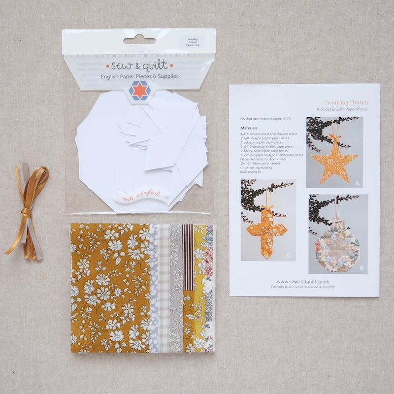 Twinkling Trinkets Ornaments Pattern & Kit