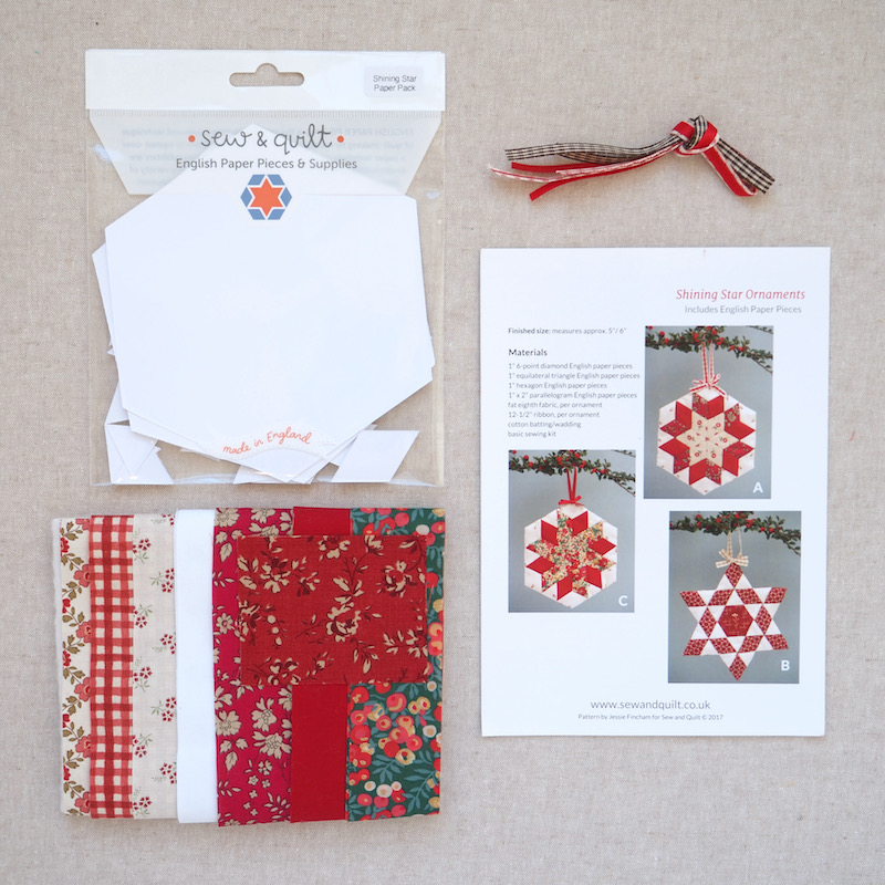 Shining Star Ornaments Pattern & Kit