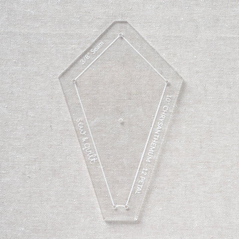 Chrysanthemum (10 Petal) - Acrylic Template