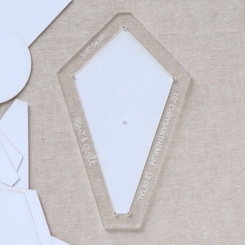 Chrysanthemum (10 Petal) - Acrylic Template