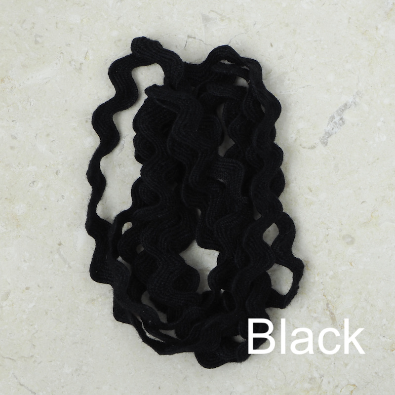 Cotton Ric Rac Trim 3/8" wide (10mm)