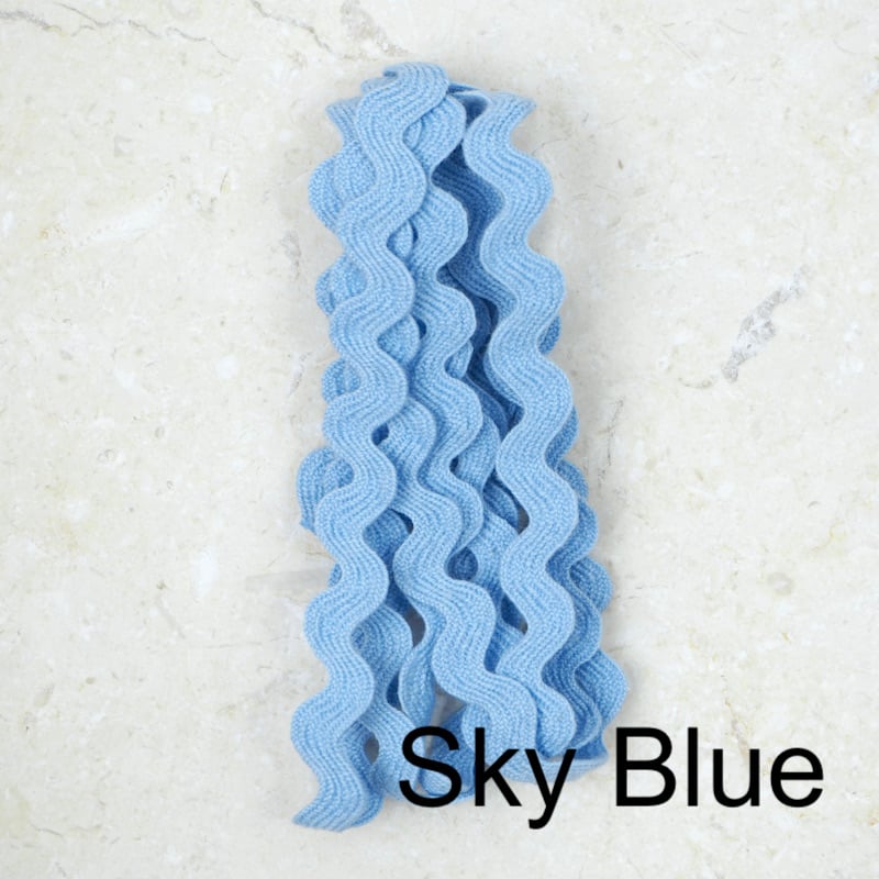 Cotton Ric Rac Trim 3/8" wide (10mm)